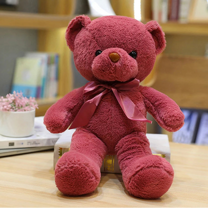 30CM Colorful Bear Plush Animals Toys Doll Soft Stuffed Teddy Bears for Girls Wedding Baby Shower Toy Birthday Gift Child Kids