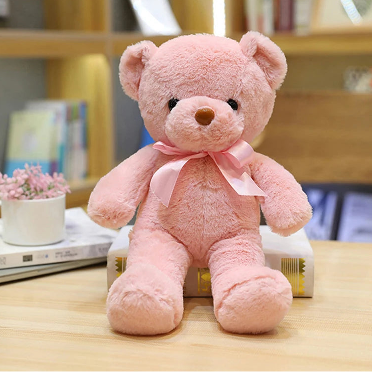 30CM Colorful Bear Plush Animals Toys Doll Soft Stuffed Teddy Bears for Girls Wedding Baby Shower Toy Birthday Gift Child Kids